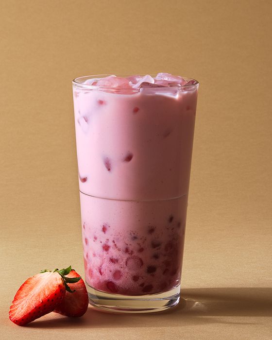 Bubble Tea Jordgubb